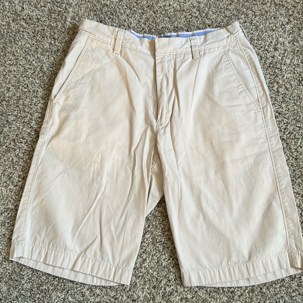 J. Crew Rivington cream shorts size 30W